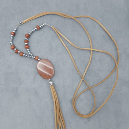 Сотуар с кистью из авантюрина "золотой песок"