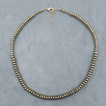 Бусы "золото" из пирита